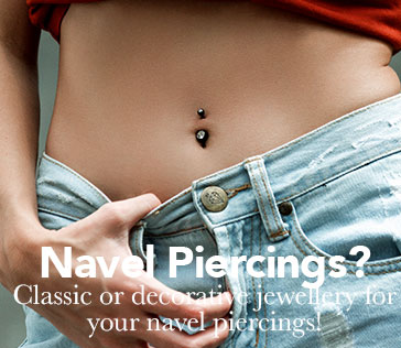Woman with jeans and navel piercing