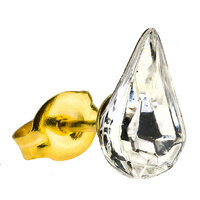Gold Plate Crystal Zircon : Pear - Pair image