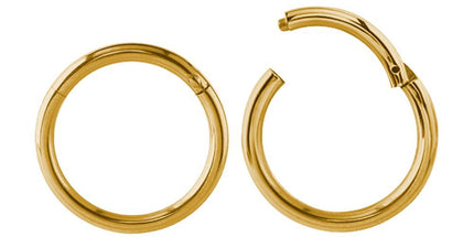 Bright Gold Hinged Segment Ring