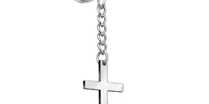 Cross Chain Dangle Fake Plug