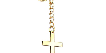 Cross Chain Dangle Fake Plug