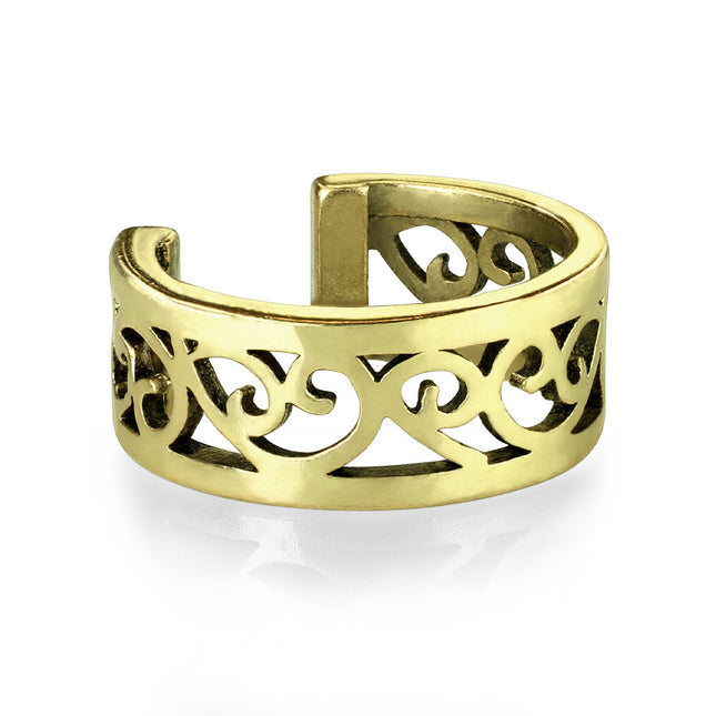 Non Piercing Ear Cuff Filigree Heart