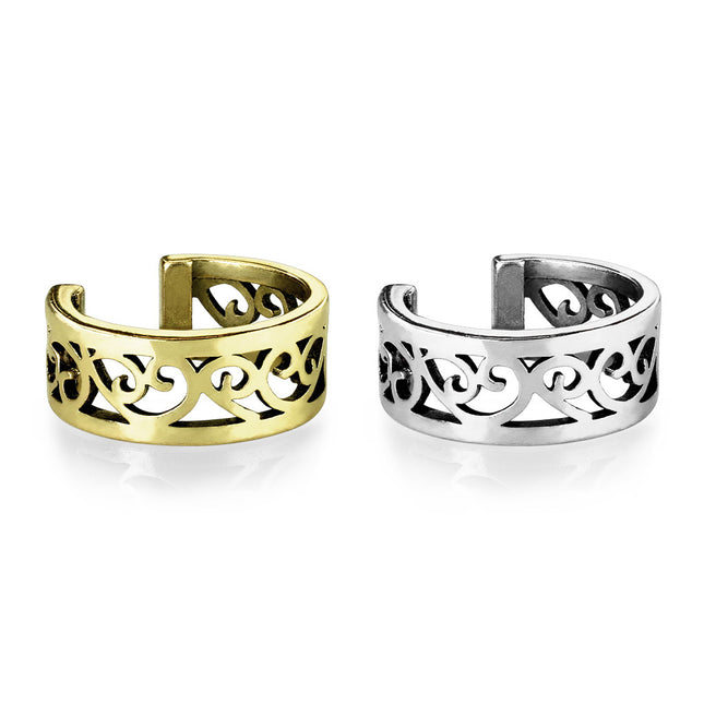 Non Piercing Ear Cuff Filigree Heart