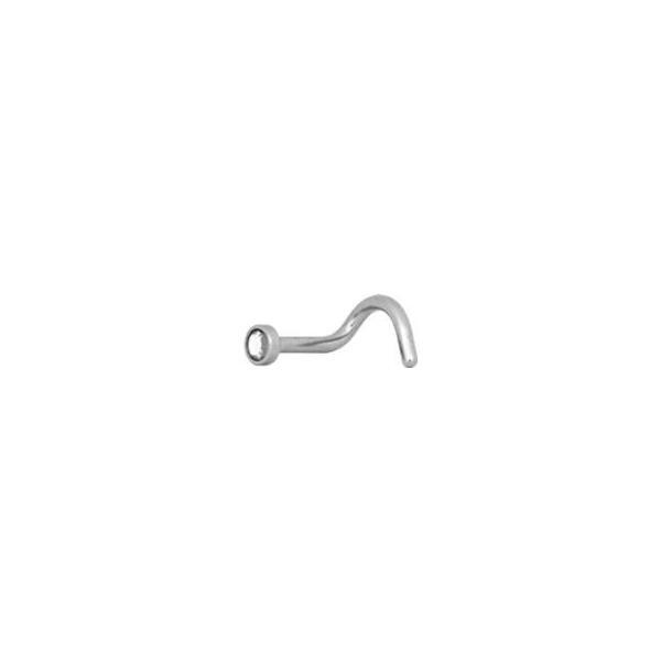 Titanium Highline Jewelled Nose Stud