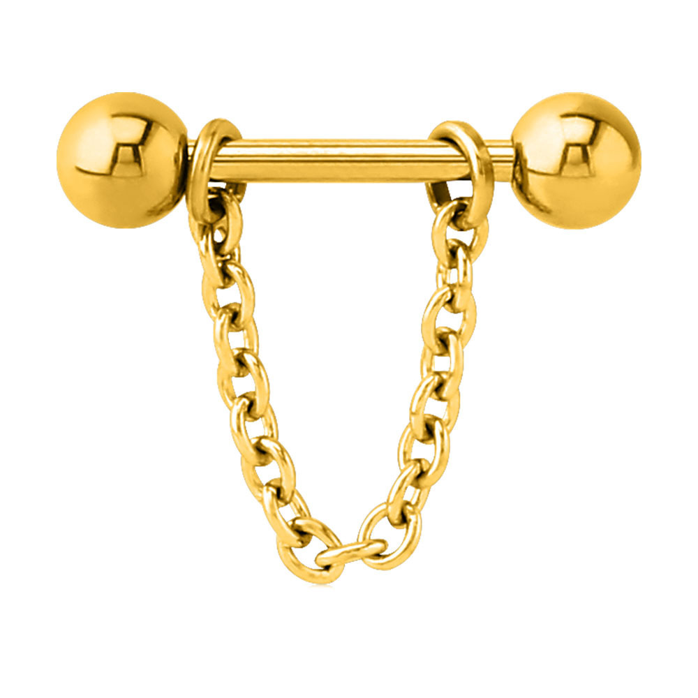 Real gold 2024 nipple rings