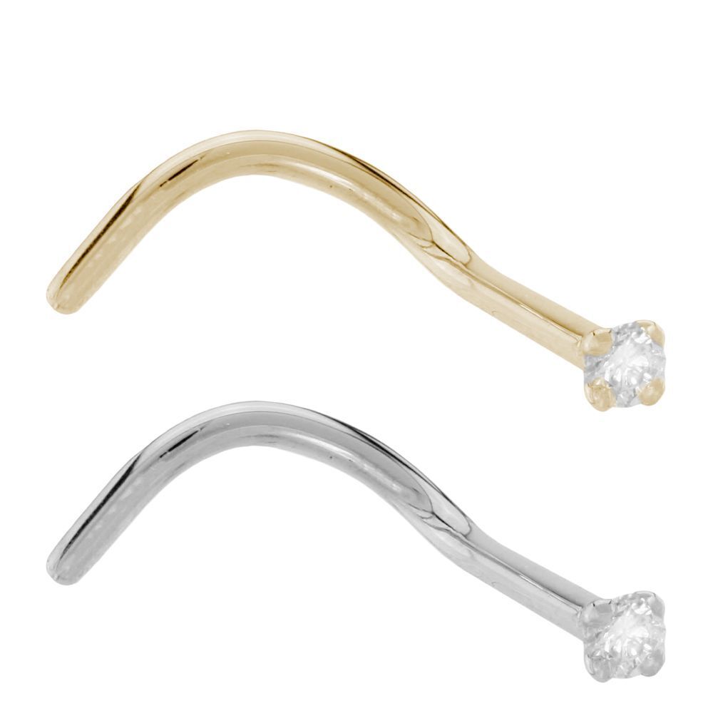 18ct gold on sale nose stud