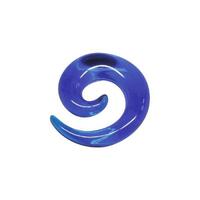 Acrylic Transparent Spiral : Outside Diameter 3mm x Blue