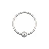 Steel Basicline® Ball Closure Ring : 2.0mm (12ga) x 7mm