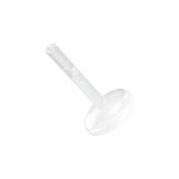 Bioplast® Push-fit Labret Stem : 1.2mm (16ga) x 6mm