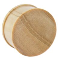 Crocodile Concave Wood Plug : 6mm