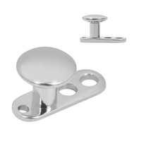 Titanium Highline® 3 Hole Base Dermal Anchor with Disc : 1.6mm (14ga) x 2.3mm x 4mm Disc x Ti-Glo