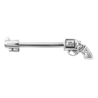 Nipple Bar Gun : 1.6mm (14ga) x 14mm