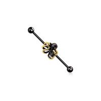 Kraken 316L surgical steel industrial barbell