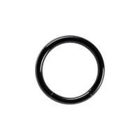 Titanium Blackline® Smooth Segment Rings : 1.2mm (16ga) x 7mm