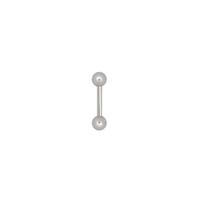 Steel Basicline® Micro Barbell : 1.2mm (16ga) x 6mm x 3mm Balls