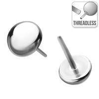 Threadless Titanium Dome Attachment : 2.5mm