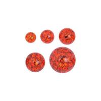 Steel Basicline® Sealed Multi Jewelled Threaded Ball : 1.2mm (16ga) x 4mm x Orange