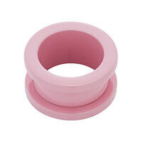 Supernova Pastel Light Pink Steel Flesh Tunnel : 1.2mm