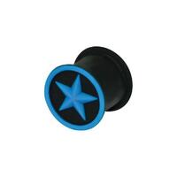 Star Plug : 14mm x White/Black