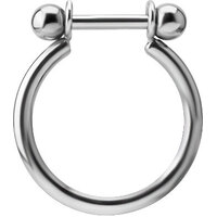 Titanium Conch Ring with Titanium Micro Barbell : 1.2mm (16ga) x 11mm x 7mm Bar