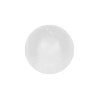 Fluoro Threaded Ball : 1.6mm (14ga) x 5mm x Clear