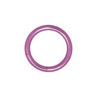 Titanium Highline® Smooth Segment Rings : 1.6mm (14ga) x 12mm x Purple