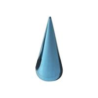 Titanium Highline® Pico Cones : 1.6mm (14ga) x 4mm x 8mm x Light Blue