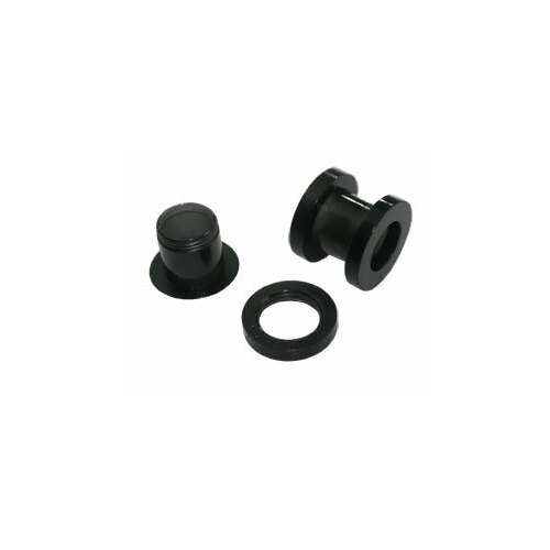 Acrylic Flesh Tunnels Black