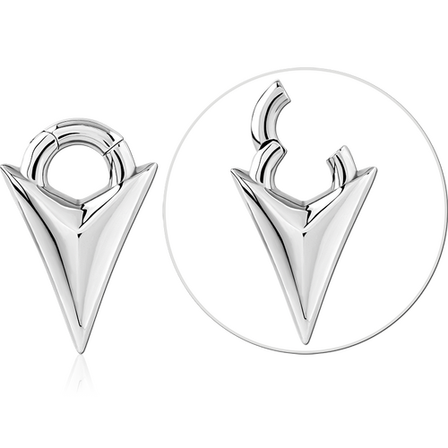 Surgical steel hinged segment clicker