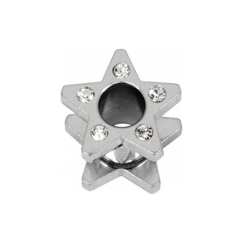 Steel Highline® Jewelled Star Flesh Tunnels