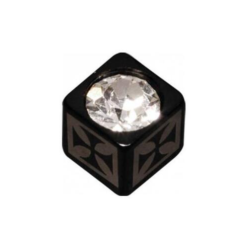 Steel Blackline® Jewelled Lazer Cube Cross