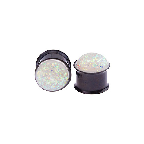 Blackline Opal Essence Double Flared Plug