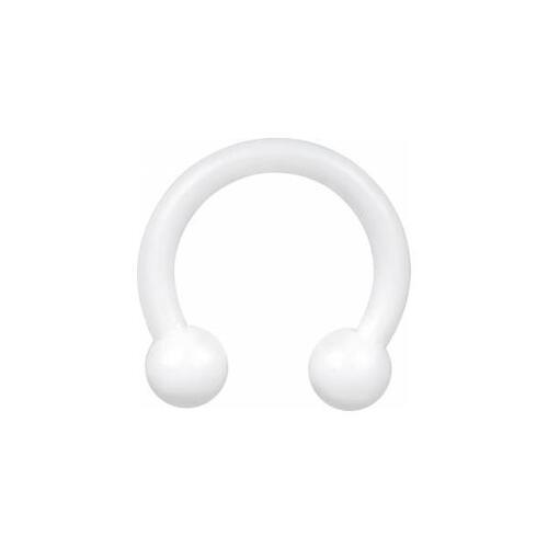 Bioplast® White Circular Barbell