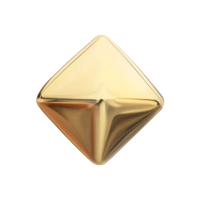 Invictus 14Kt Yellow Gold M0.8 Internally Threaded Pyramid Top