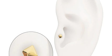 Invictus 14Kt Yellow Gold M0.8 Internally Threaded Pyramid Top