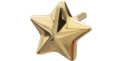 Invictus 14Kt Yellow Gold M0.8 Internally Threaded Nautical Star Top