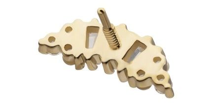 Invictus 14Kt Yellow Gold M0.8 Internally Threaded Crown Baguette Cluster Top