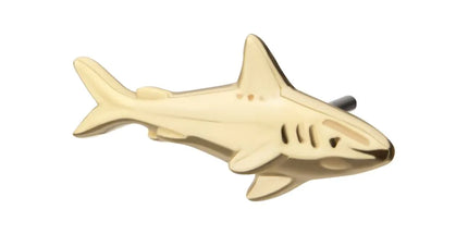 Invictus 14Kt Yellow Gold Threadless 2D Shark Top