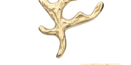 Invictus 14Kt Yellow Gold Threadless Coral Branch Top