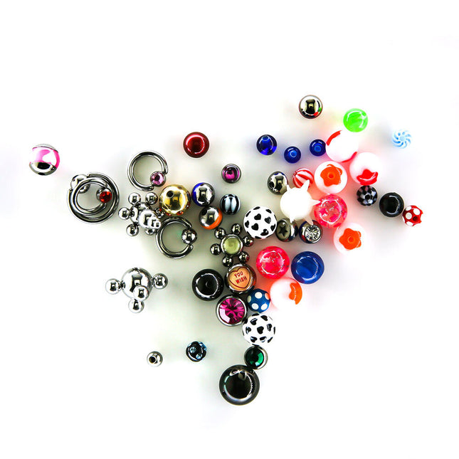 5 for 1 Deal Bag 14g Screw On Balls 1.6mm (14ga)