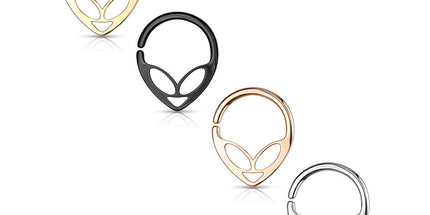 Steel Annealed Alien Seamless Ring