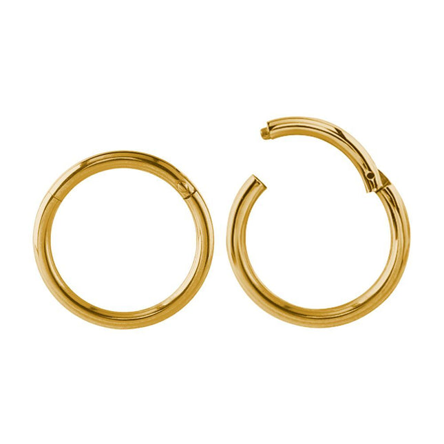 Bright Gold Hinged Segment Ring