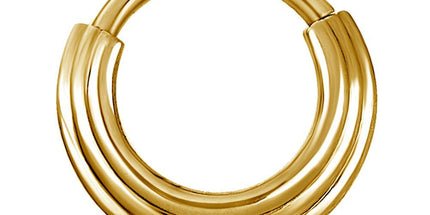 Stacked Rings Hinged Clicker Various Colours and Sizes