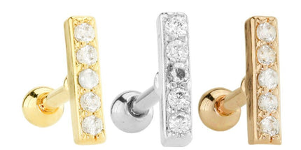 Paved Bar with Plated Finish Barbell