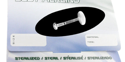 Pre Sterilized Bioplast™ Labret Retainer