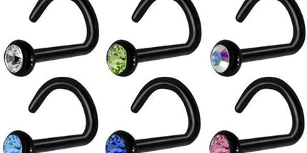 Bioplast Jewelled Nostril Stud