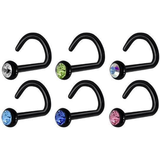 Bioplast Jewelled Nostril Stud