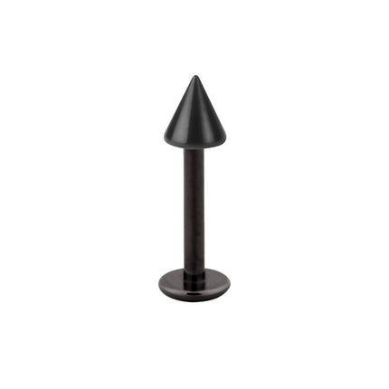 Black Steel Cone Labret