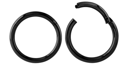 Black Steel Hinged Segment Ring