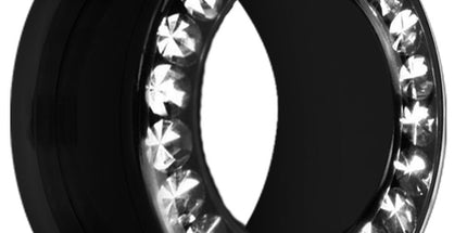 Black Steel Multi Gem Tunnels